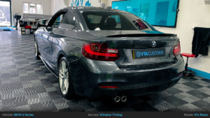BMW 2 Series Rear Window Tinting - 10%