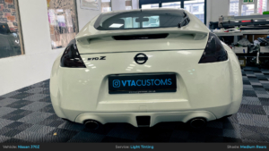 Nissan 370Z Rear Light Tinting - Medium