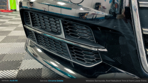 Audi A6 Chrome Delete - Window Surrounds, Roof Rails, Boot Trim & Front Lower Trim