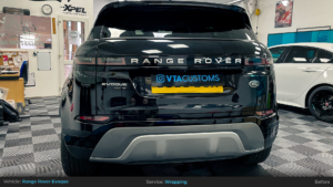 Range Rover Evoque - Front Valance & Diffuser in Gloss Black [Before]