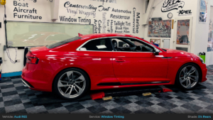 Audi RS5 Rear Window Tinting - 5%