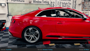 Audi RS5 Rear Window Tinting - 5%