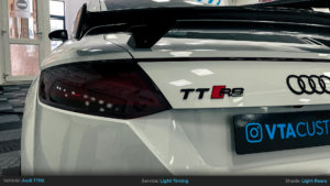 Audi TTRS Rear Light Tinting - Light