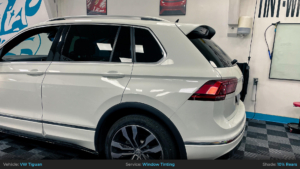 VW Tiguan Rear Window Tinting - 10%